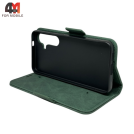 Чехол-книга для Samsung S25 зеленого цвета, Case