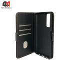 Чехол-книга для Huawei P Smart 2021 шов, черного цвета, Case