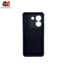 Чехол для Xiaomi Poco M7 Pro 5G Silicone Case, черного цвета