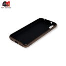 Чехол для Xiaomi Redmi 7A силиконовый, глянцевый с логотипом, желтого цвета