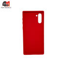 Чехол Samsung Note 10 Silicone Case, красного цвета