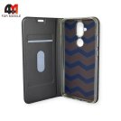 Чехол-книга для Nokia 8.1 2018/X7 2018 серого цвета