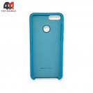 Чехол для Huawei Y9 2018 Silicone Case, голубого цвета