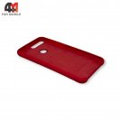 Чехол для Huawei Y7 2018/Y7 Prime 2018/7C Pro Silicone Case, малинового цвета