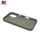 Чехол Iphone 16 Leather Case+MagSafe, Light gray