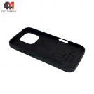 Чехол Iphone 16 Pro Max Leather Case+MagSafe, Black