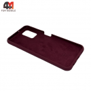 Чехол для Samsung A03s Silicone Case, цвет марсала