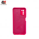 Чехол для Samsung A03s Silicone Case, ярко-розового цвета