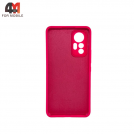 Чехол Xiaomi Mi 12/Mi 12X Silicone Case, ярко-розового цвета