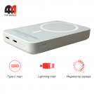 Power Bank MagSafe V10, 20W, белый, 10000 mAh