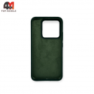 Чехол Xiaomi Mi 14 5G Silicone Case, темно-зеленого цвета