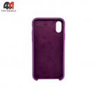 Чехол Iphone Xs Max Silicone Case, 45 баклажанный