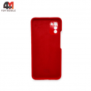 Чехол Xiaomi Poco M3 Silicone Case, красного цвета