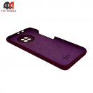 Чехол для Xiaomi Redmi Note 9T Silicone Case, цвет марсала