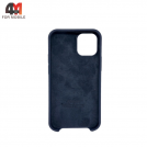 Чехол Iphone 13/14 Silicone Case, 8 черно-синий