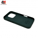 Чехол Iphone 16 Pro Leather Case+MagSafe, Green