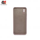 Чехол Xiaomi Redmi 9A Silicone Case, пудрового цвета