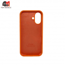 Чехол Iphone 16 Silicone Case, 66 апельсиновый