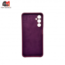 Чехол Samsung A05s Silicone Case, цвет марсала