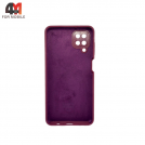 Чехол для Samsung A12/M12 Silicone Case, цвет марсала