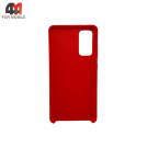 Чехол Samsung S20 FE Silicone Case, красного цвета