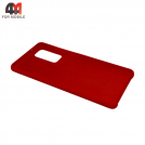 Чехол Samsung S20 FE Silicone Case, красного цвета