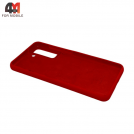 Чехол для Samsung S21 FE Silicone Case, красного цвета