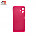 Чехол Samsung A06 Silicone Case, ярко-розового цвета