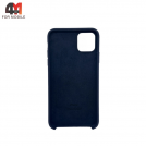 Чехол Iphone 11 Pro Max Silicone Case, 8 черно-синий