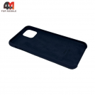 Чехол Iphone 11 Pro Max Silicone Case, 8 черно-синий