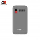 Телефон Maxvi B200, серого цвета