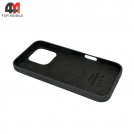 Чехол Iphone 16 Pro Max Silicone Case Premium+MagSafe, Stone gray