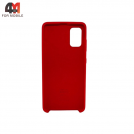 Чехол для Samsung A41 Silicone Case, красного цвета