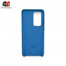 Чехол для Huawei P40 Pro Silicone Case, синего цвета