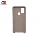 Чехол для Samsung A21s Silicone Case, пудрового цвета