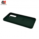 Чехол Samsung S21/S30 Silicone Case, темно-зеленого цвета