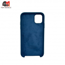 Чехол Iphone 11 Pro Max Silicone Case, 35 cеро-синий