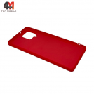 Чехол для Samsung A42 Silicone Case, красного цвета