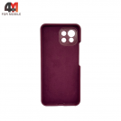 Чехол для Xiaomi Mi 11 lite Silicone Case, цвет марсала