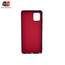 Чехол для Samsung A81/M60s/Note 10 Lite Silicone Case, цвет марсала