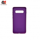 Чехол для Samsung S10 Silicone Case, фиолетового цвета