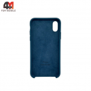 Чехол Iphone XR Silicone Case, 35 cеро-синий