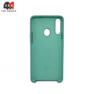 Чехол для Samsung A20s Silicone Case, мятного цвета