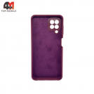 Чехол для Samsung A22 4G/M22/M32 Silicone Case, цвет марсала