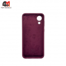 Чехол для Samsung A03 Core Silicone Case, цвет марсала