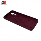 Чехол для Samsung A03 Core Silicone Case, цвет марсала