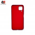 Чехол для Huawei P40 Lite/Nova 6Se/Nova 7i Silicone Case, малинового цвета