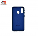 Чехол для Samsung A40 Silicone Case, темно-синего цвета