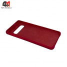 Чехол для Samsung S10 Silicone Case, малинового цвета