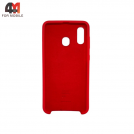 Чехол для Samsung A20/A30 Silicone Case, красного цвета